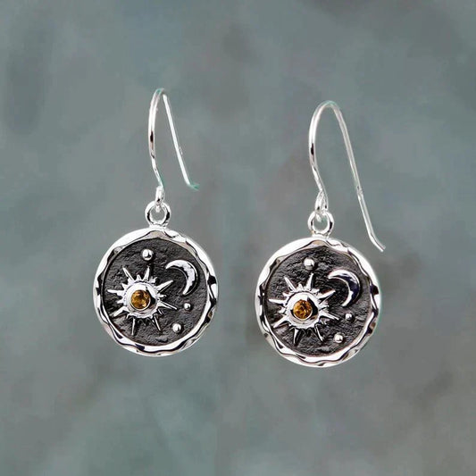Boho Sun & Moon Earrings