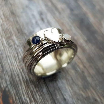 Silver Heart Ring
