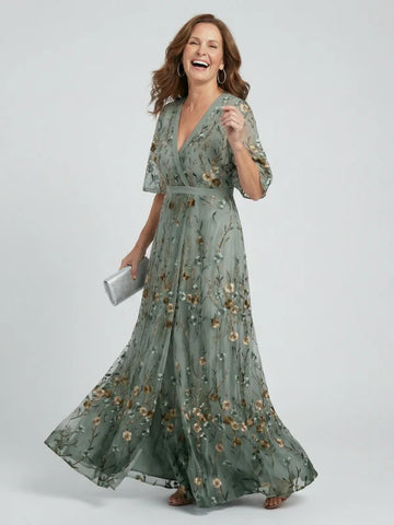 Elise | Floral Maxi Dress