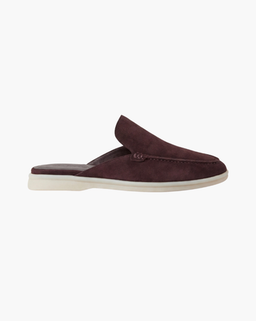 Portside Suede Mule - Coffee