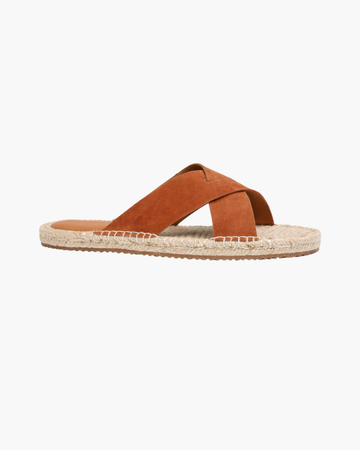 Sheep Suede Sandal - Mocha
