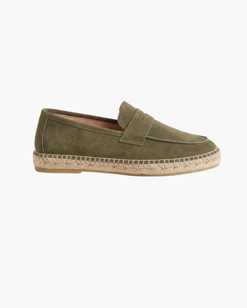 Ocean Suede Mule - Olive