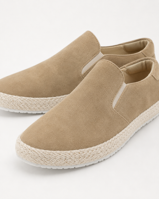 Vaticano Suede Mule - Sand