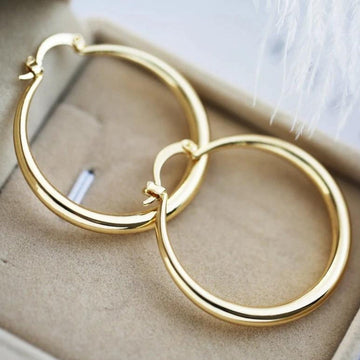 Bold Gold Statement Earrings