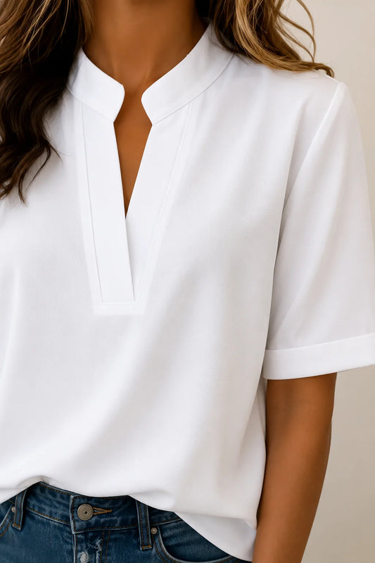 Margot | Chic V Neck Blouse