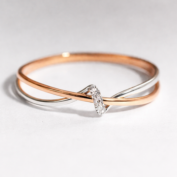 Vintage Braided Gold & Silver Ring