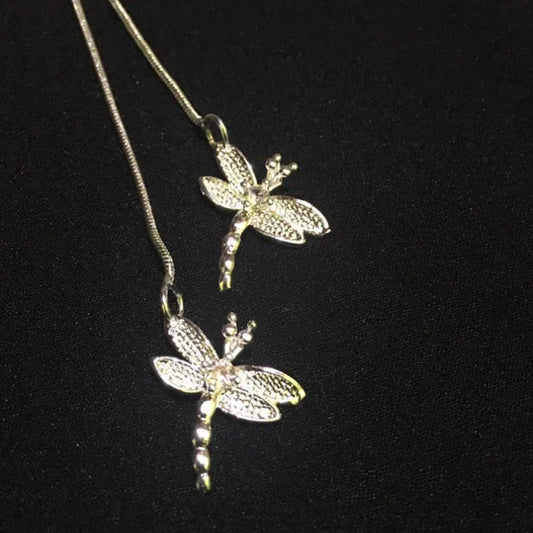 Sterling Silver Dragonfly Necklace