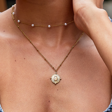 Monique Vintage Stone Necklace