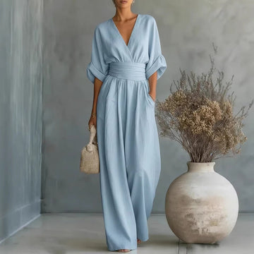 Elegant V-Neck Dress