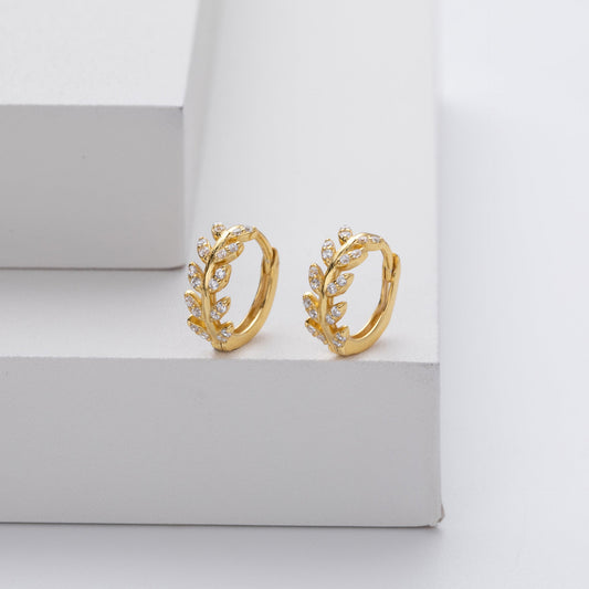 Silver Leaf Earrings