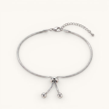Drop Anklet Silver