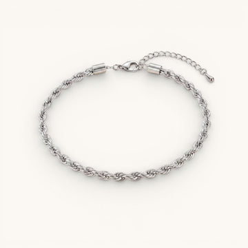 Rome Anklet Silver