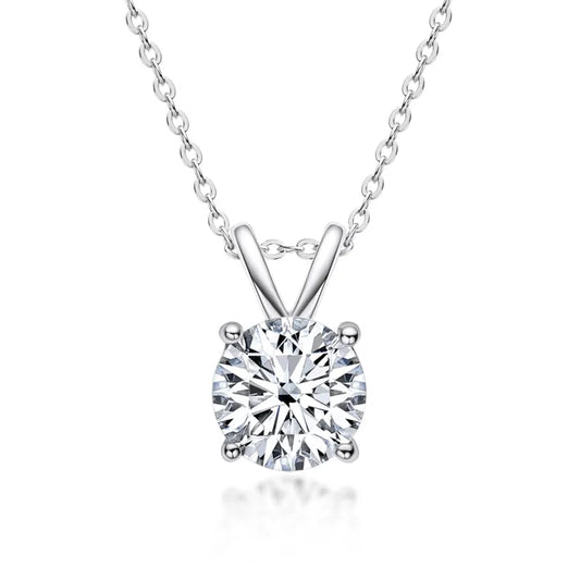 Exclusive Sterling Silver Moissanite Necklace