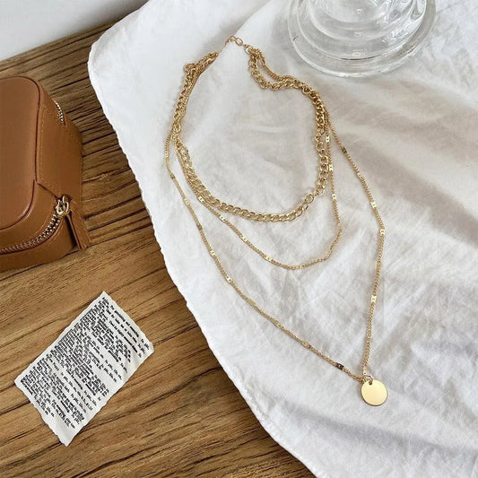 Elegant Gold & Silver Necklace