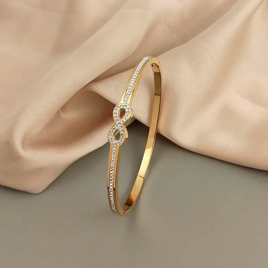 Infinity Bangle with Exclusive Crystals
