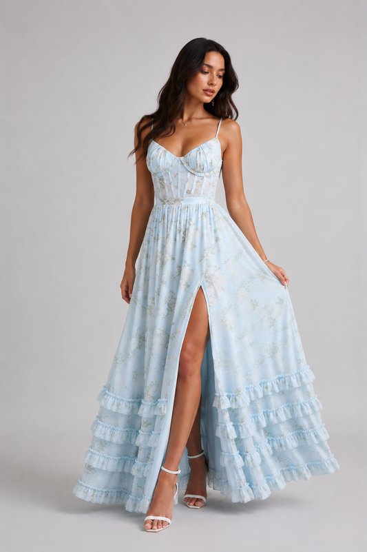 Violetta | Whispering Silhouette Maxi Dress