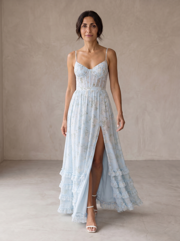 Violetta | Whispering Silhouette Maxi Dress