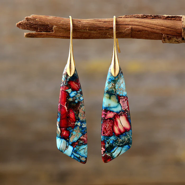 Multicolour Stone Earrings