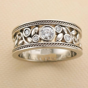 Timeless Silver Zirconia Ring