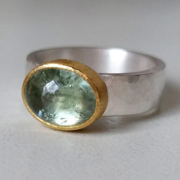 Soft Emerald Vintage Ring
