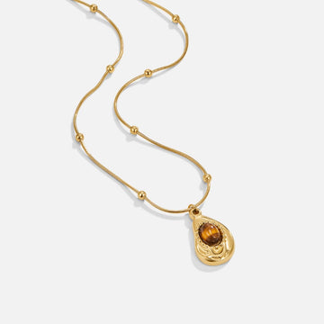 Elegant Gold Tiger's Eye Necklace